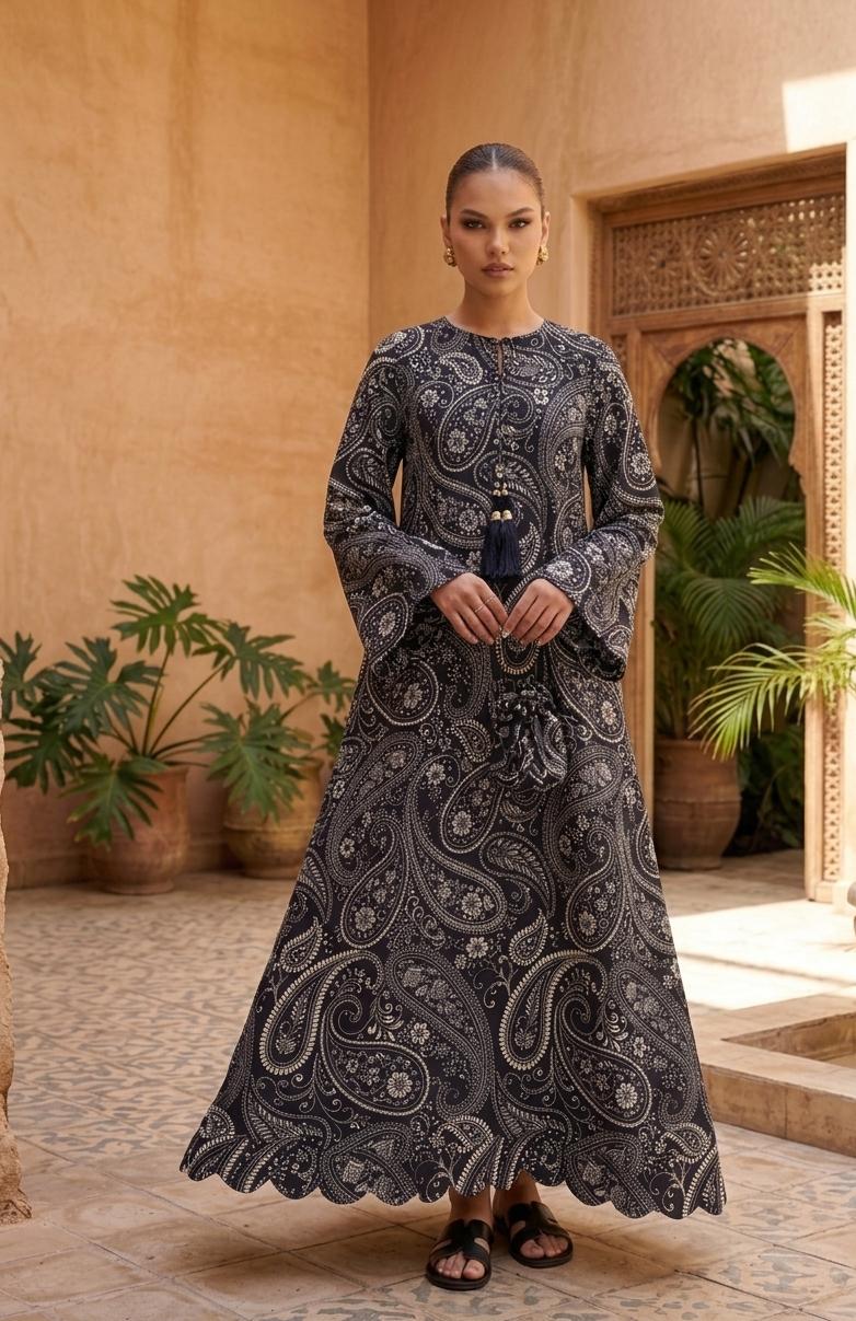 PAISLEY WORLD – Bana Dora Unstitched 2 Piece