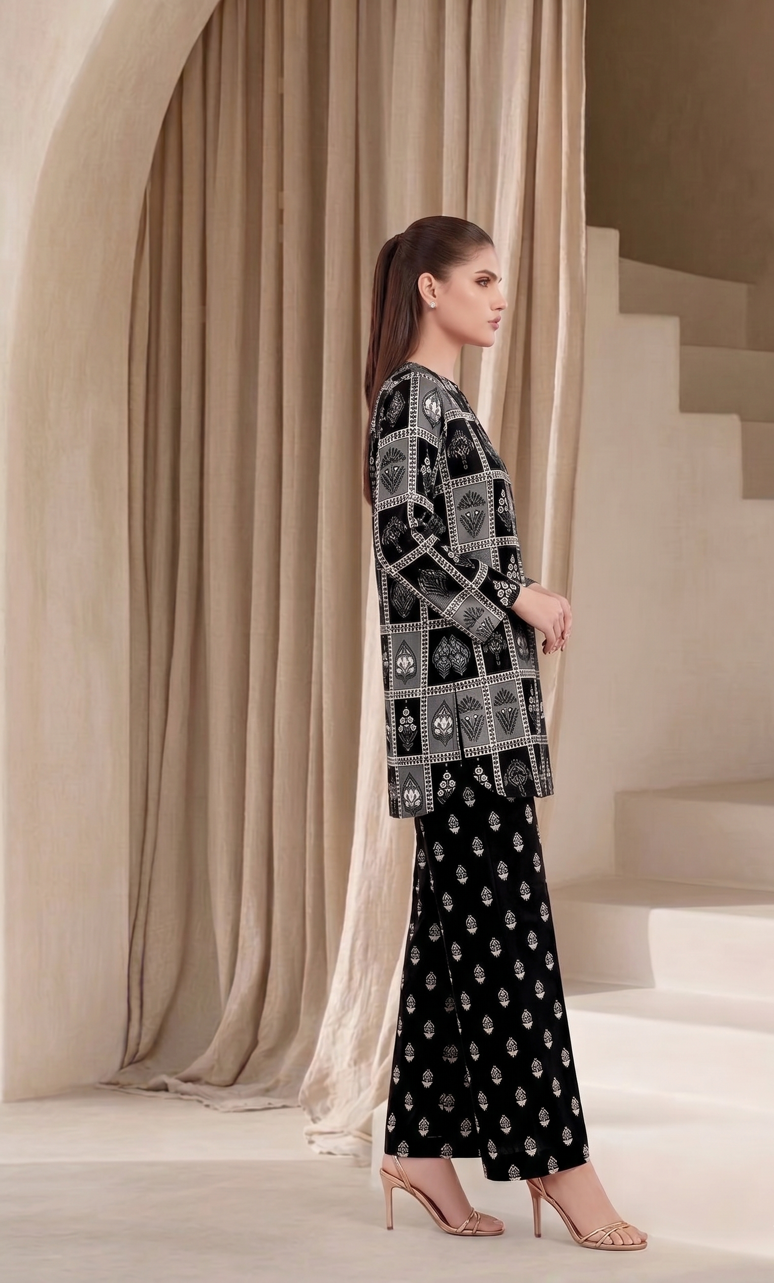 MOSIAC – Bana Dora Unstitched 2 Piece