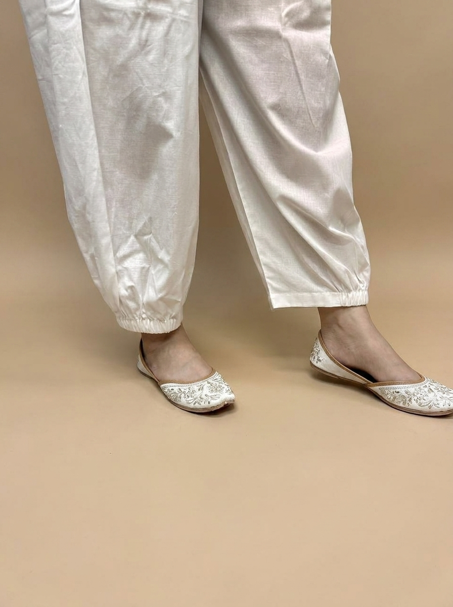Premium Cotton Half Gather Shalwar