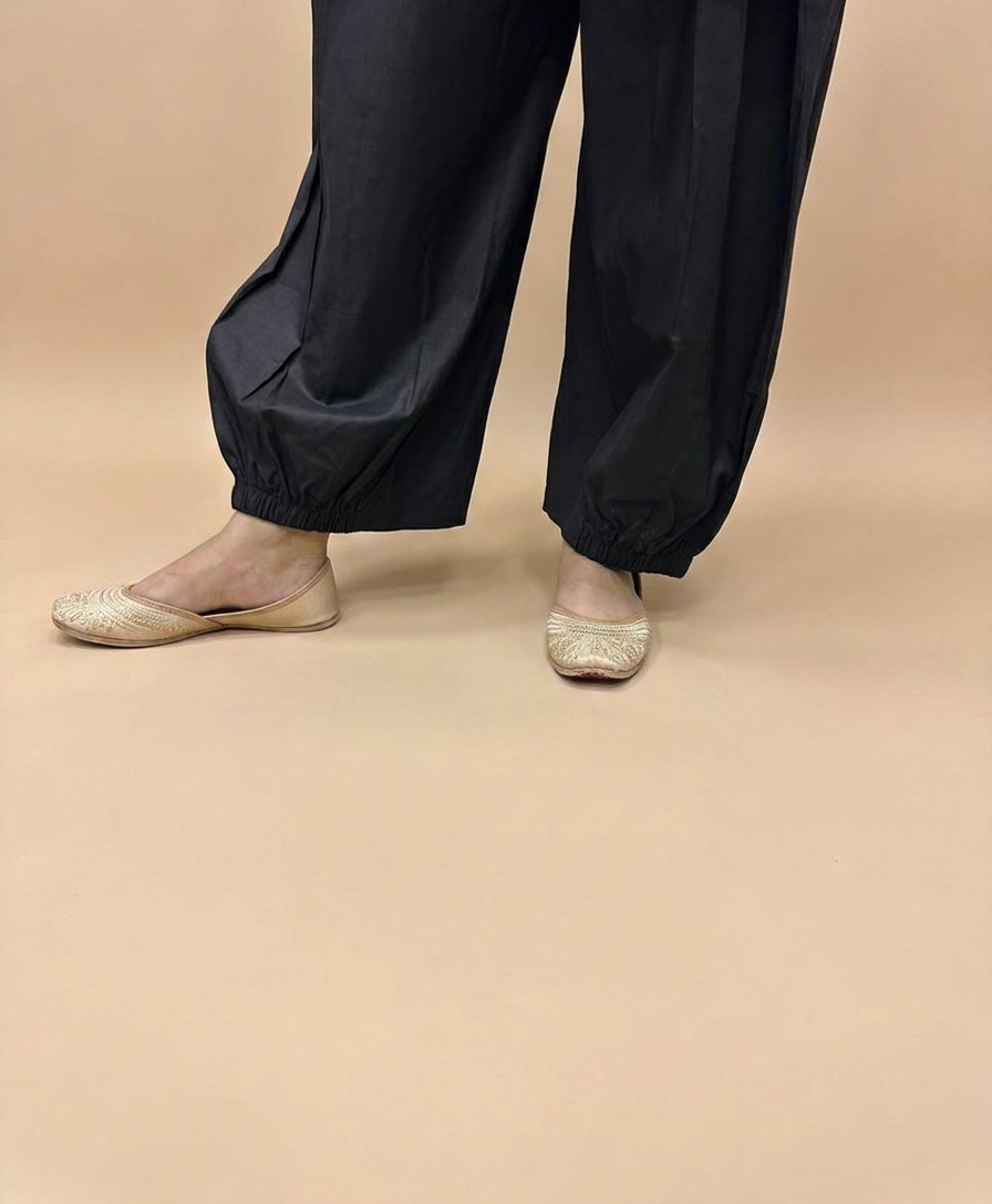Premium Cotton Half Gather Shalwar