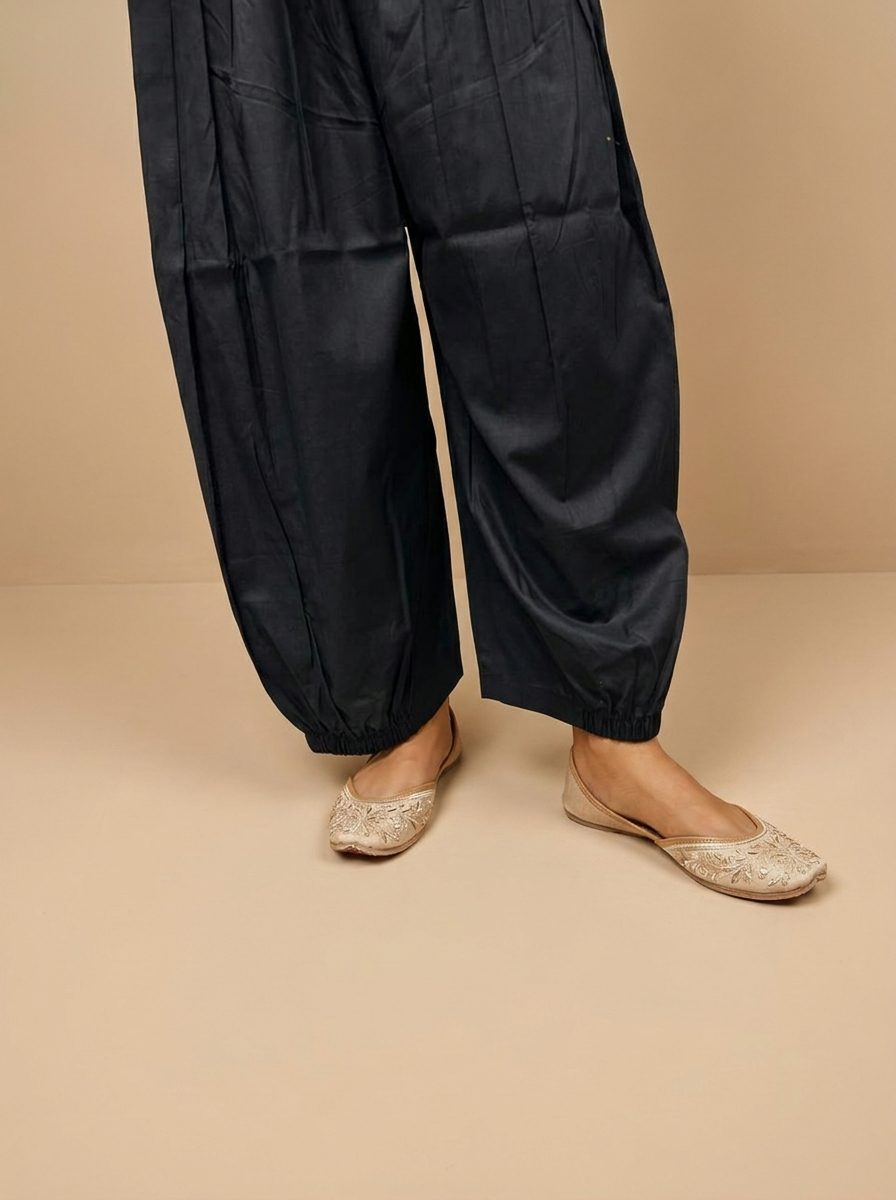 Premium Cotton Half Gather Shalwar