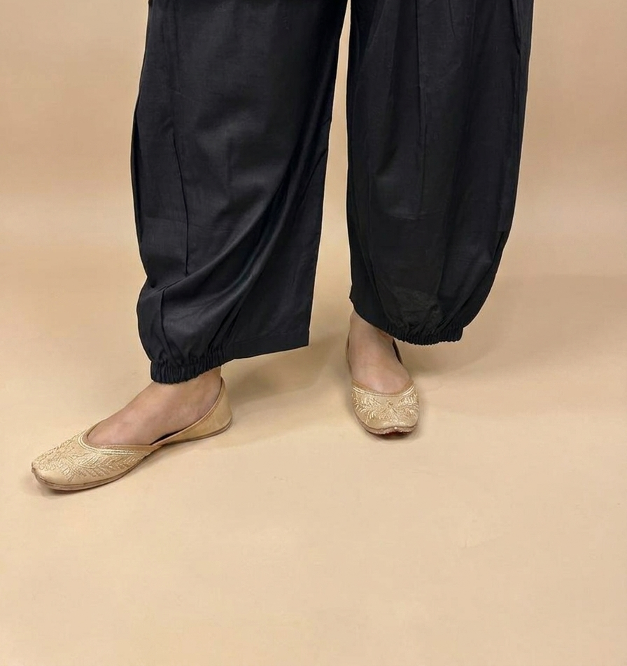 Premium Cotton Half Gather Shalwar