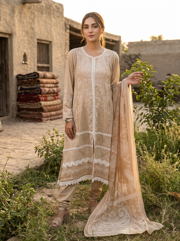 Roshaane Celeste – Printed 3-Piece Unstitched Ensemble | Volume 5